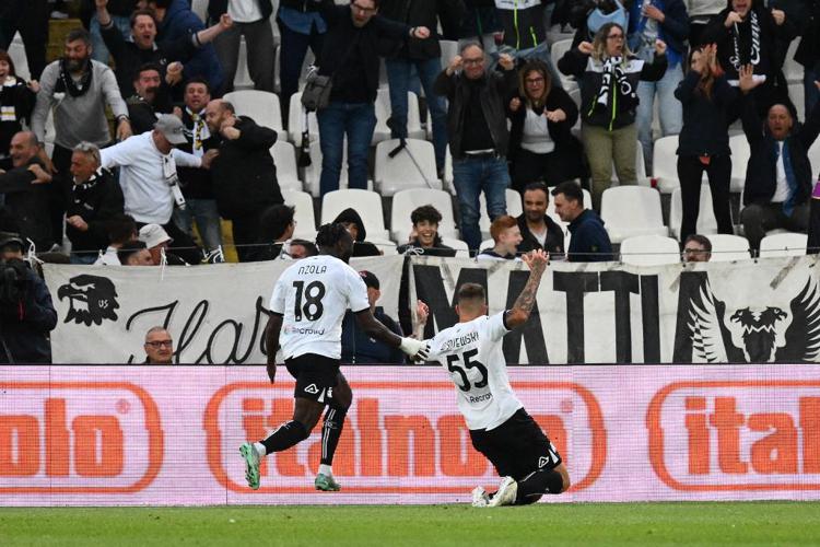 Spezia-Milan 2-0, gol di Wisniewski e Esposito