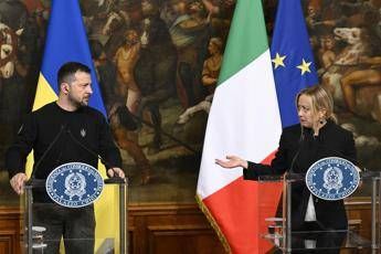 Ukraine, Meloni sees ‘friend’ Zelensky: “Kiev will win”