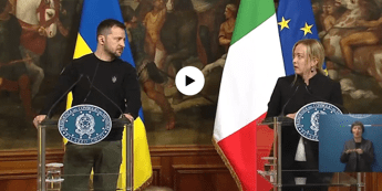 Zelensky’s visit to Italy, full support for Ukraine