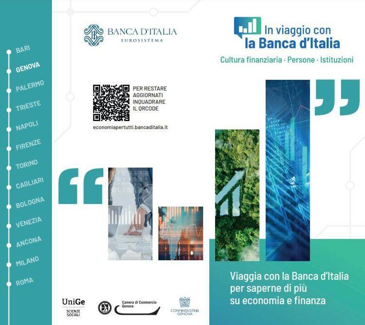 'In viaggio con la Banca d'Italia', tappa a Genova tra educazione finanziaria e cyber security