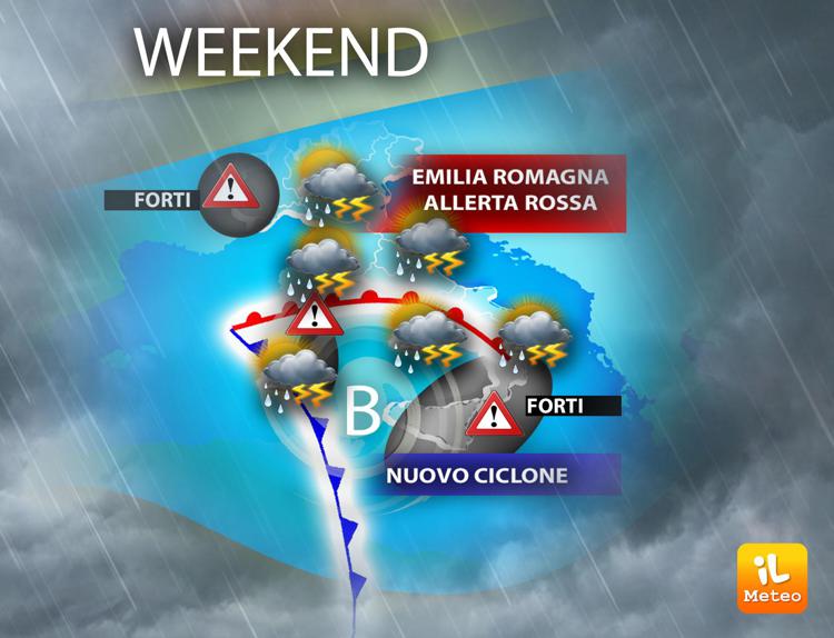 Nuovo ciclone verso l’Italia, l’allerta meteo continua