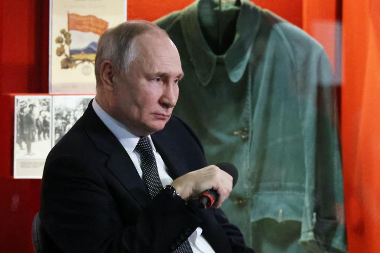 Il presidente della Federazione russa, Vladimir Putin (Afp)