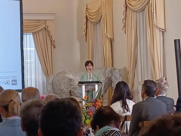 La presidente del Cnr, Maria Chiara Carrozza, alla presentazione del National Biodiversity Future Center (Foto CNR) 