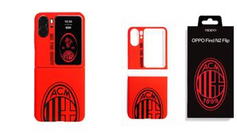 Oppo, official AC Milan cover for the folding Find N2 Flip