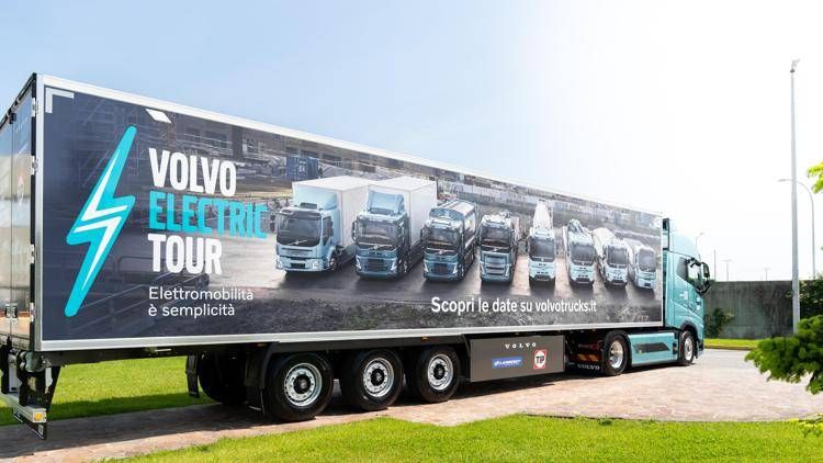 Al via l'Electric Tour 2023, il viaggio del Volvo FH Electric