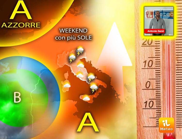 Weekend con più sole, ma ci sarà ancora qualche temporale