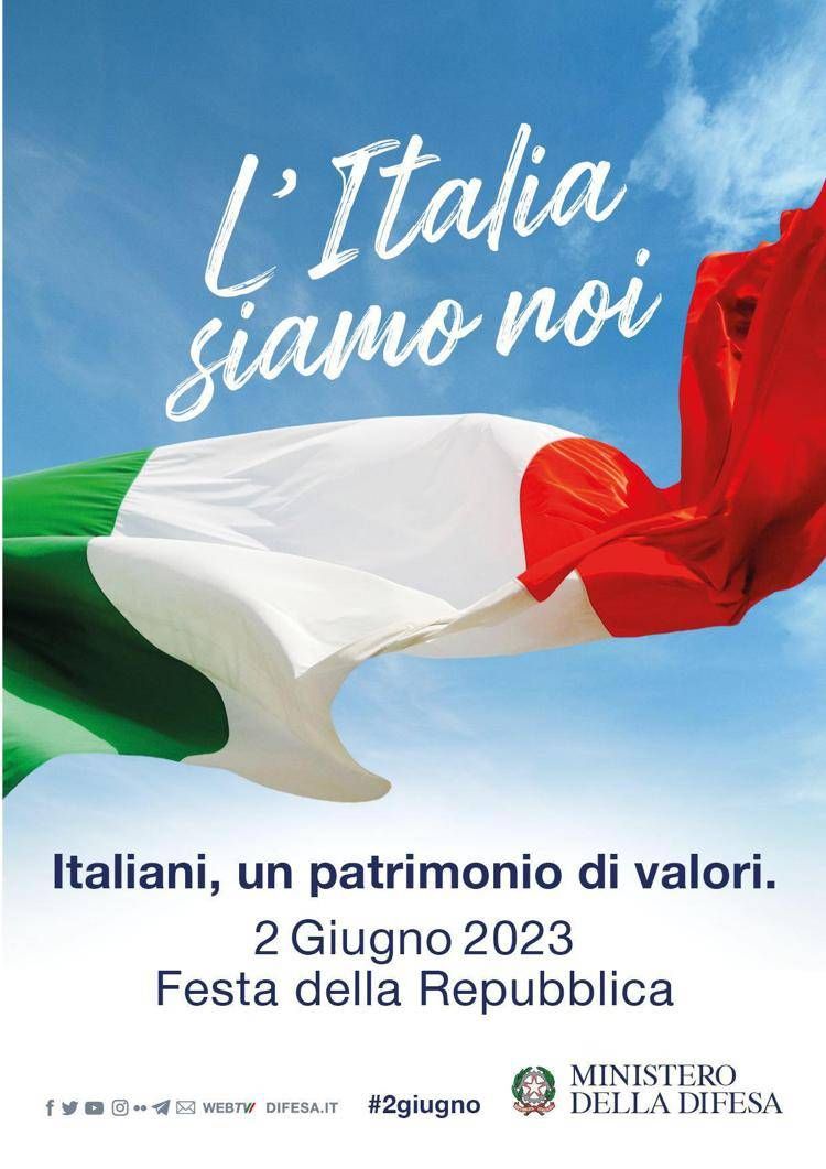 Il manifesto della Festa della Repubblica 2023