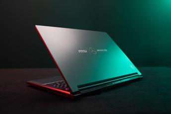 The Mercedes-branded gaming laptop makes its debut