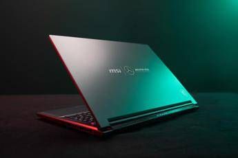 The Mercedes-branded gaming laptop makes its debut