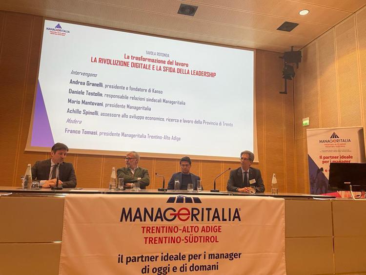 Ass. Spinelli a Asemblea Manageritalia Trentino