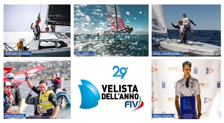 Il Velista dell'Anno Fiv, 7 gli atleti finalisti il 28 giugno a Genova
