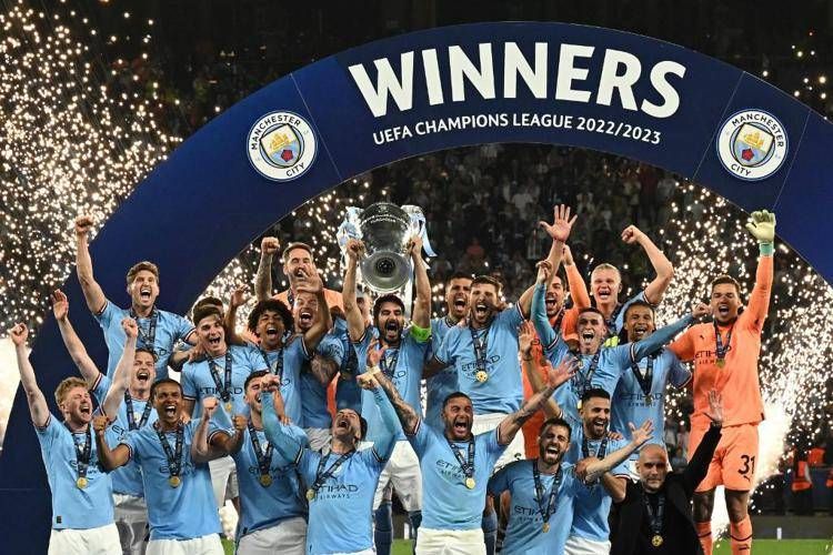 Guardiola vince la terza Champions, il City fa 'treble'