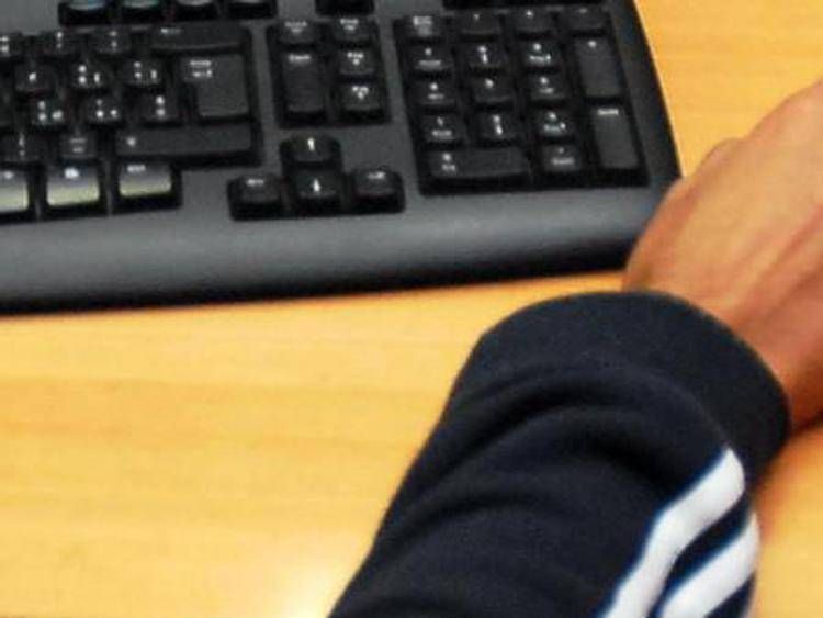 Ragazzo al computer (Fotogramma)