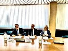 Un momento della conferenza stampa di presentazione di Digithon 2023 