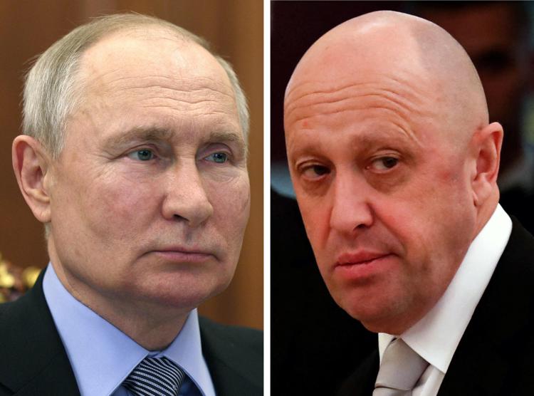 Vladimir Putin e Evgheny Prigozhin