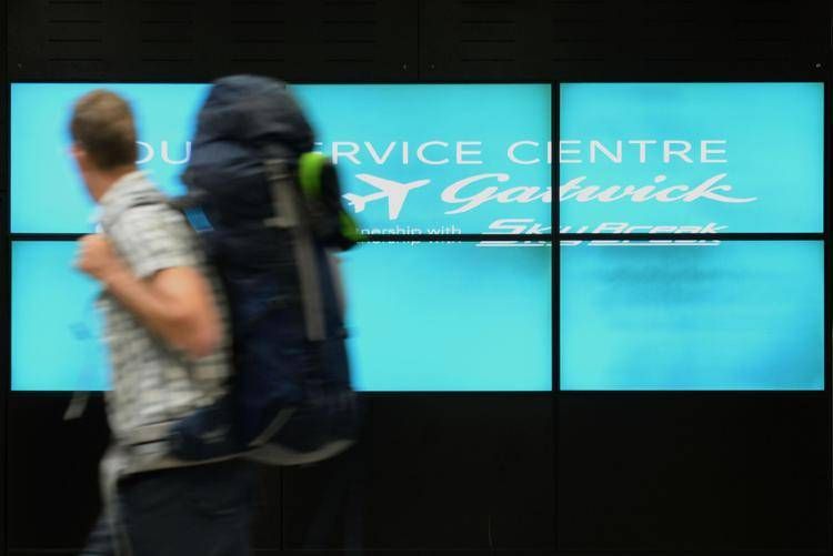 L'aeroporto londinese di Gatwick - (Fotogramma)