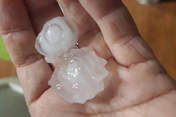 Hot ends, weather today: cyclone Poppea brings rain and hail