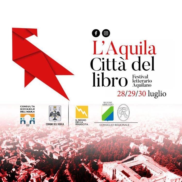 L’Aquila dal 28 al 30 luglio è la 'Città del Libro'