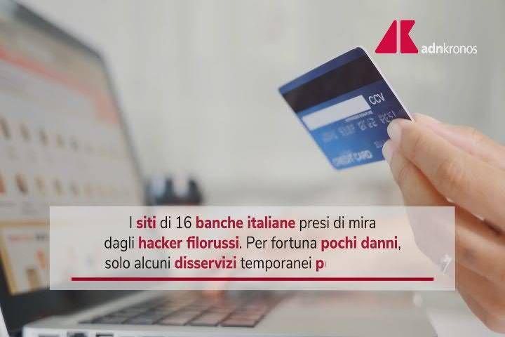 Websites italienischer Banken, die von pro-russischen Hackern angegriffen wurden