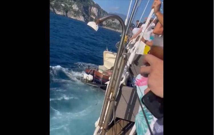 Turista morta ad Amalfi, Borrelli condivide video choc dell'incidente in mare