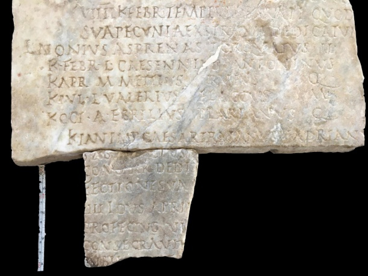 I frammenti dei Fasti Ostienses ritrovati a Ostia Antica