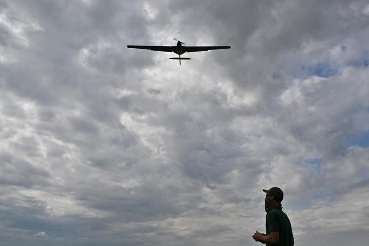 Un drone (Afp)