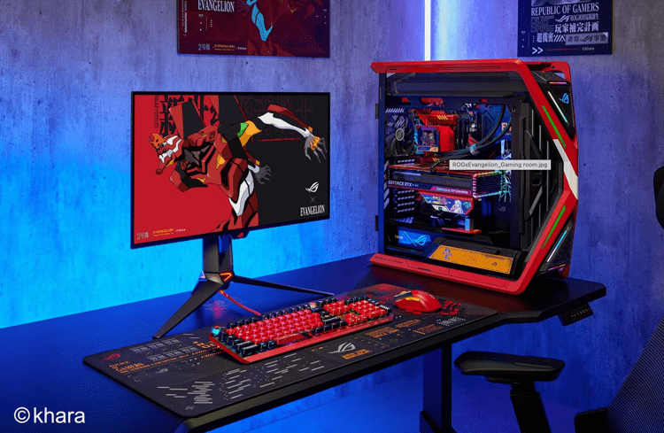 Asus ROG lancia una linea per costruire il PC di Evangelion