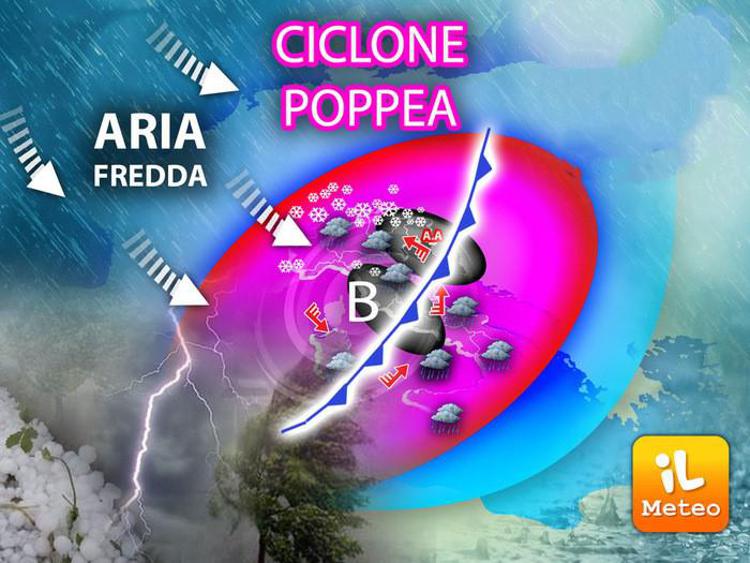 Meteo Italia, piogge al Nord poi ciclone Poppea spazza via l’estate
