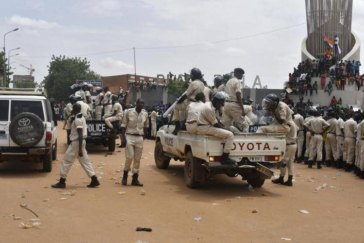 Polizia in Niger (Afp)