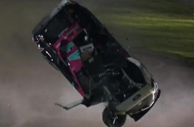 L'incidente all'auto di Preece a Daytona