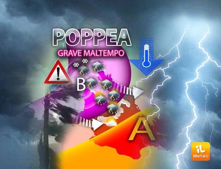 La mappa meteo