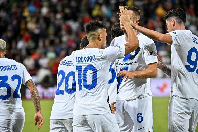 Lautaro esulta dopo il gol - (Fotogramma)