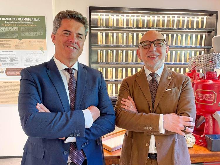 Paolo Carrà, presidente Ente Nazionale Risi e Roberto Magnaghi, direttore generale Ente Nazionale Risi