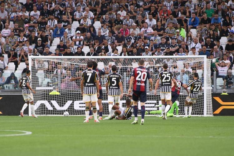 Una fase di Juve-Bologna - (Fotogramma)