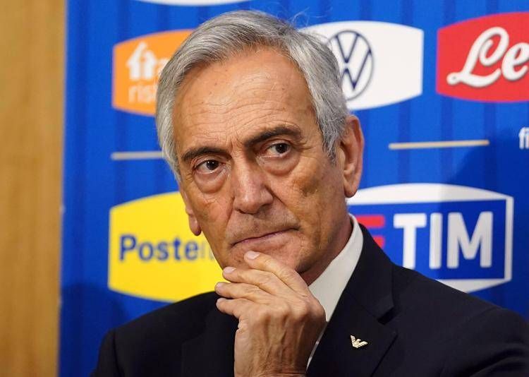 Il presidente della Figc, Gravina