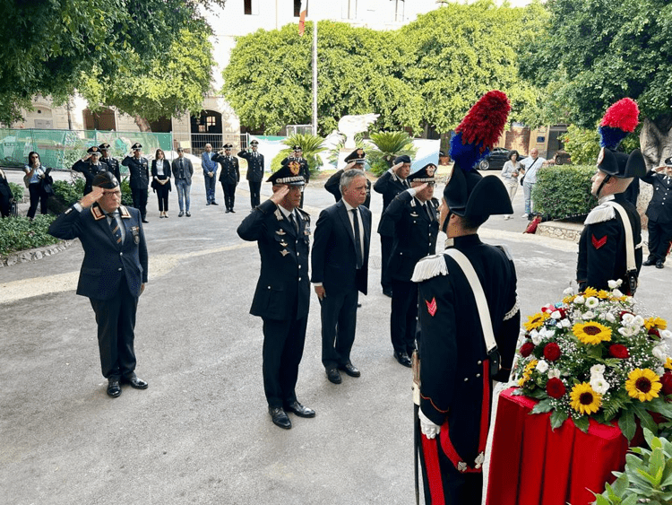 Un momento della cerimonia