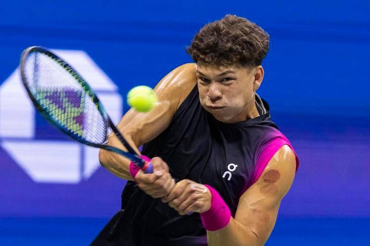 Ben Shelton agli Us Open 2023 - Afp