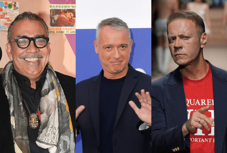 Guillermo Mariotto, Pierluigi Diaco, Rocco Siffredi - (Fotogramma)