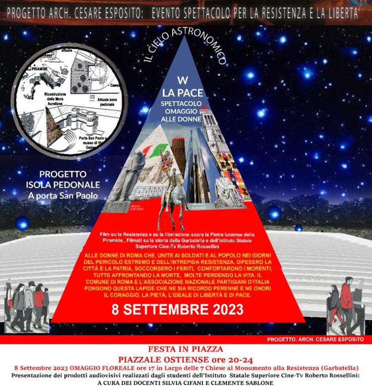 Roma, a Porta San Paolo musica e cinema per celebrare la Resistenza