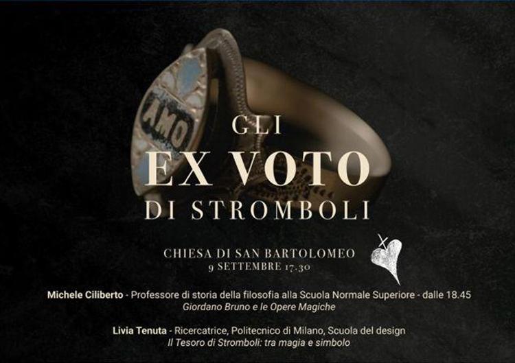 Gli ex voto di Stromboli in mostra dal 9 al 20 settembre