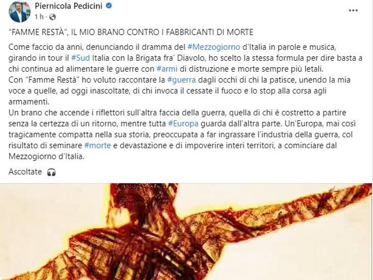 Il post di Pedicini