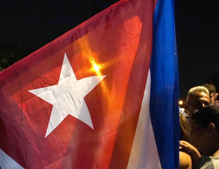 La bandiera di Cuba - (Afp)