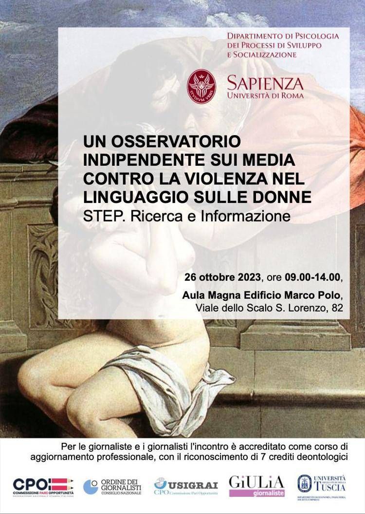 La presentazione dell'iniziativa è per il 26 ottobre all'università La Sapienza di Roma.