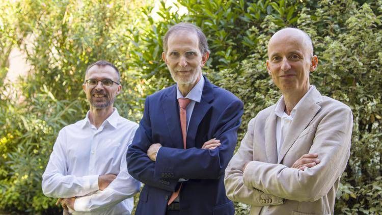 da sinistra,  Alessandro Zanna, CEO&CoFounder Medicon; Valter Brasso, CEO&President di Teoresi; Guido Comai CEO&CoFounder Medicon 