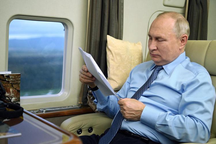 Il presidente russo Vladimir Putin - Afp