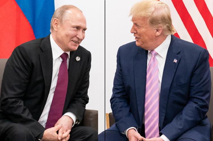 Vladimir Putin e  Donald Trump - (Fotogramma)