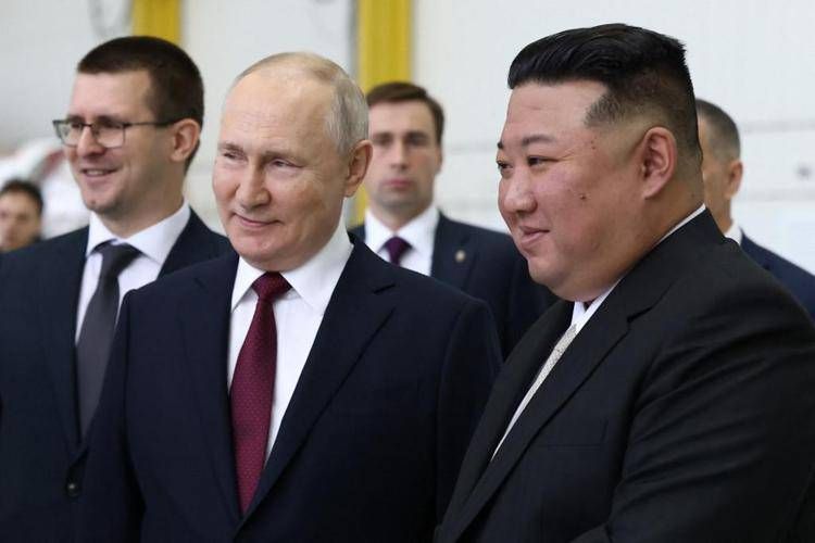 Kim Jong-un ìe Vladimir Putin   - (Afp)