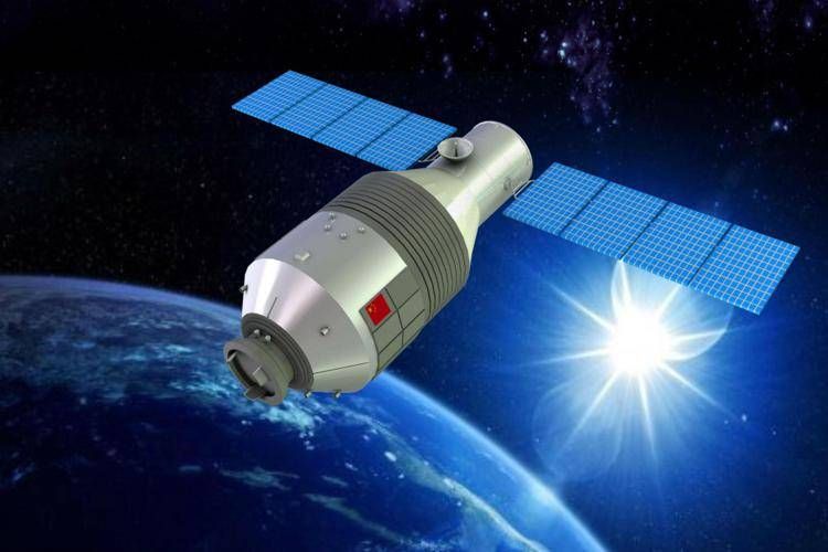 L'immagine di un satellite nello spazio