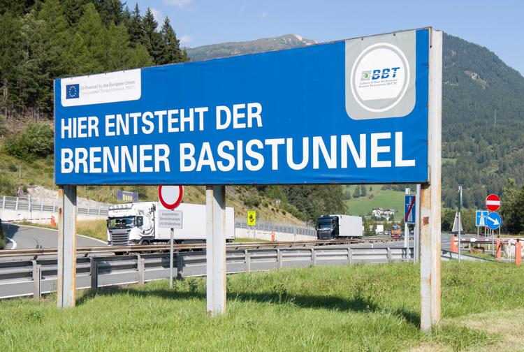 Il confine austriaco del Brennero - (Fotogramma)