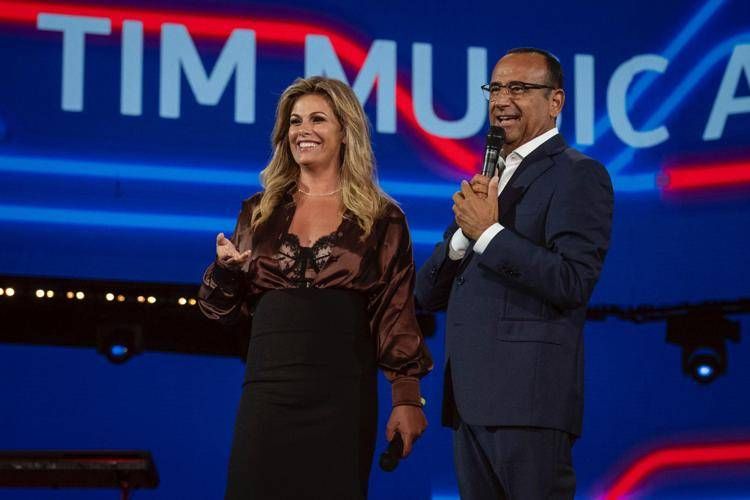 Vanessa Incontrada e Carlo Conti